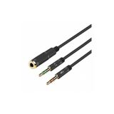 Platoon Kaliteli Kulaklık Mikrofon Ayırıcı Aparat 3.5mm Headphone Mic Aud