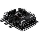 Platoon NHP-017 4 Pin Ve 3 Pin Girişli 8 Port Fan Çoklayıcı Hız Denetimi