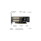 Platoon Pcıe 16X M2 Nvme Ngff Msata SSD 3in1 Adaptör Kartı