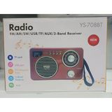 Platoon Pl-4359 Bluetoothlu Hafıza Kartlı Usb Port Şarj Edilebilir Pilli 3 Band Aux Çıkışlı Radyo