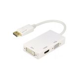 Platoon PLH-085Displayport To DVI + VGA + HDMI Çevirici Adaptör Kablosu