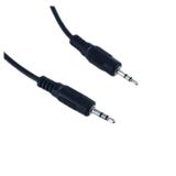 Platoon Ti-Mesh 3.5Mm Stereo Ses Bağlantı Kablosu - Siyah - 10M