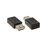Platoon Ti-Mesh USB 2.0 A F / USB Micro 5p F Dönüştürücü - Nickel/black