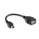 Platoon Usb On-The-Go (Otg) Kablosu, 0,20 Metre, Awg 28, Usb A, Dişi - Mini Usb B, 5-Pin, Erkek