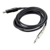 Platoon USB To 6.3 mm Çivi Jack Gitar Saz Bağlantı Kablosu USB Amfi Kablo