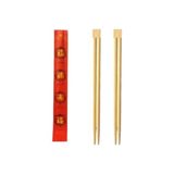 Platox Bamboo Chopsticks 10 Çift Yıkanabilir Çin Yemek Çubuğu