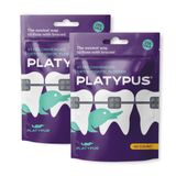 Platypus Diş Teli için Ortodontik Yüzgeçliler | Yetişkinler ve Çocuklar İçin Ortodontik Penseler | Kemer Telinin Altına Uyar | Zarar Vermez | Diş ipi Alışkanlıklarını Teşvik Edin | İki Dakikadan Kısa Sürede Diş İpi (40 Adet (2'li Paket)