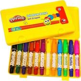 Play-Doh 12 Renk Crayon Mum Boya Jel Pp Box Çocuklar İçin Hayal Gücünü Geliştiren Ürün Cr014
