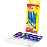 Play-Doh 12 Renk Küçük 23 MM PLAY-SU002 Sulu Boya
