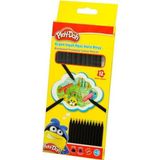 Play Doh 12 Renk Lata Siyah Kuru Boya