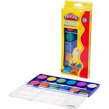 Play-Doh 12 Renk Sulu Boya 28 mm 12 Adet Boya Seti Çocuklar İçin Eğlenceli Sanat Malzemesi