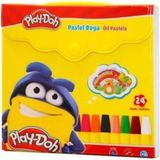 Play-Doh 24 Renk Pastel Boya Çantalı 24 Adet Canlı Renkler ile Yumuşak Kullanım