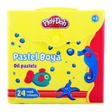 Play-Doh 24 Renkli Pastel Boya Seti (Taşınabilir Çanta ile)