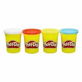 Play Doh 4'lü Oyun Hamuru 448 g - Beyaz,Kırmızı,Sarı,Mavi