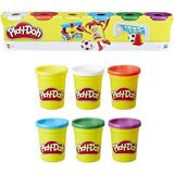 Play-Doh 6 Lı Renk Oyun Hamuru Eğitici ve Yaratıcı Oyun 6 Parça Renkli