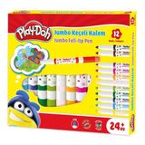 Play Doh 8680965632809 6 mm 12’li KE020 Jumbo Keçeli Kalem