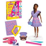 Play-Doh Barbie Fashionista Ruffles Oyun Hamuru Seti - Mor