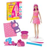 Play Doh Barbie Kalpler ve Saç Oyun Hamuru Seti