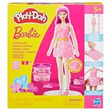 Play-Doh Barbie Kalpler ve Saçlar Oyuncak Bebek Seti
