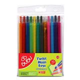 Play-Doh Bu-Bu Twist 12 Renk Mum Boya 00044