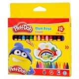 Play Doh CR004 Crayon 12 Renk Mum Boya
