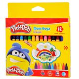 Play-Doh Crayon Mum Boya 12 Renk Karton Kutu 8 Mm PLAY-CR004