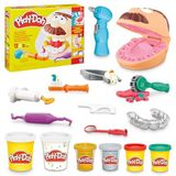 Play-Doh Drill 'N Fill Diş Hekimi Oyun Hamuru Seti, 3 Yaş Ve Üzeri Çocuklar İçin, 8 Modelleme Bileşiği Kutusu, Toksik Değildir, Çeşitli Renkleri Mevcuttur