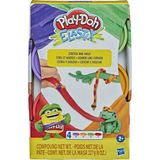 Play-Doh Elastik 4lü Hamur (Mor-Turuncu-Yeşil-Kırmızı) E9863 - Renkli