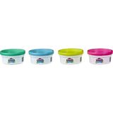 Play-Doh Elastik 4lü Hamur (Pembe-Yeşil-Sarı-Mavi) E9864 - Renkli