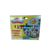 Play-doh Keçeli Kalem 12 Renk Jumbo 7 Mm Play-ke024