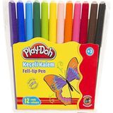 Play-Doh Keçeli Kalem 12 Renk Su Bazlı ve Canlı Renklerle Yaratıcı Projeler İçin