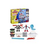 Play Doh Marvel Spider Man Fırlatma ve Dilimle Savaşı Oyun Hamuru Seti F9827