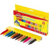 Play-Doh Mum Pastel Boya Jumbo Karton Kutu 12 Renk - Renkli