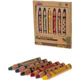 Play-Doh Naturel Mum Boya 6 Renk Play-Doh Woody Crayons