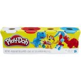 Play-Doh Oyun Hamuru 4 Renk 448 g Eğlenceli Aktivite ve Yaratıcı Oyun İçin Renkli Kalıp