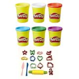 Play Doh Oyun Hamuru 6 ' Lı Ve Oyun Hamuru Kalıbı Seti Hediyeli 15 Parça