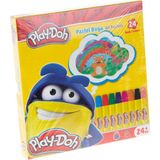Play-Doh Pastel Boya 24 Renk Karton Kutu PLAY-PA004 0284 Eğlenceli Sanatsal Malzeme