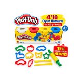 Play Doh Play-Doh 4 Renk KARIŞIK Oyun Hamuru 448 gr – 11 Parça Hamur Kalıbı ve Merdane Hediyeli Eğitici Oyun Seti