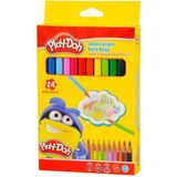 Play-Doh Play Doh Jumbo Üçgen Kuru Boya 12 Renk - Renkli