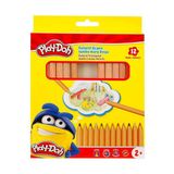 Play-Doh Play Doh Naturel Üçgen Jumbo Kuru Boya 12 Renk