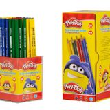 Play Doh PLAY-KK003 Üçgen 36'lı Stand Kurşun Kalem
