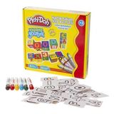 Play-Doh PLAY-YB002 6'lı Keçeli Kalem + 12 Parça Harf Rakam Yap Boz Seti