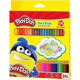 Play Doh Playdoh Kuru Boya Tam Boy Karton Kutu 24 Renk