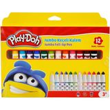 Play-Doh Playdoh Play Doh Jumbo Keçeli Kalem 6 mm 12 Renk