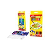 Play-Doh Sulu Boya ve Kuru Boya Seti (Boyama Kitabı )