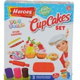 Play Dough 3 Renk Cup Cake Oyun Hamuru Seti