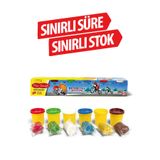 Play Dough Oyun Hamuru 6lı + Merdane Hediyeli