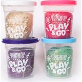 Play & Go 4 Lü Doğal Simli Oyun Hamuru Seti 4 Renk X 75 Gr Çok Renkli
