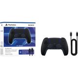 Play Station Sony Ps5 Dualsense Wireless Controller Pc Ready USB Kablolu Sürüm Siyah (Midnight Black) | Usb-C Kablo Dahil