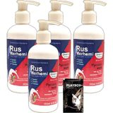 Playboy 4'lüx 250 ml Ceviz Sütlü & Cevizli Rus Merhemi Tüy Dökücü Krem + 1 Armağan Jel - 000031KI